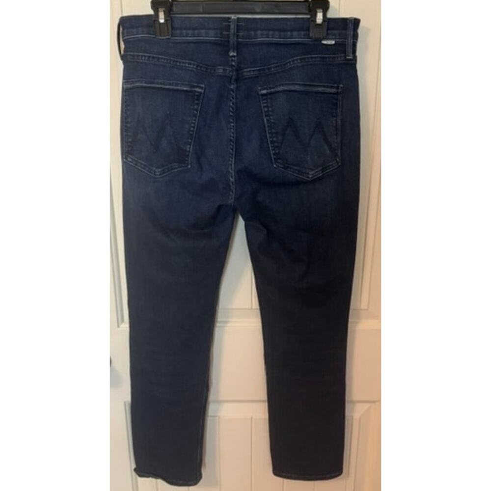 Mother The Dazzler Mid Rise Ankle Straight Leg Jeans In Heirloom 32 - Picture 7 of 8